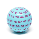 45mm D100 - Blue Jay Plastic Dice Foam Brain Games