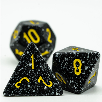 Deep Space RPG Dice Set Plastic Dice Foam Brain Games