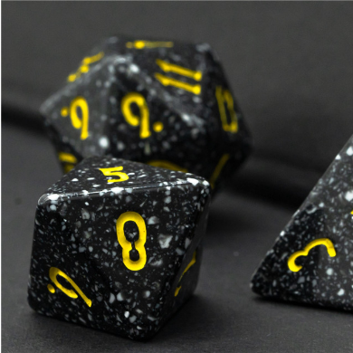 Deep Space RPG Dice Set Plastic Dice Foam Brain Games