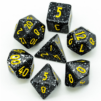 Deep Space RPG Dice Set Plastic Dice Foam Brain Games