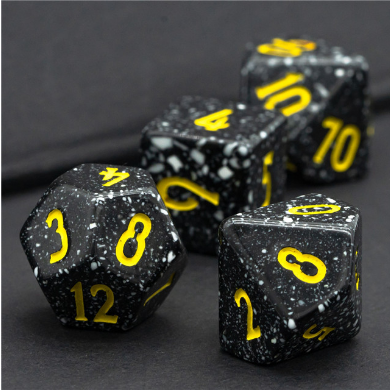 Deep Space RPG Dice Set Plastic Dice Foam Brain Games