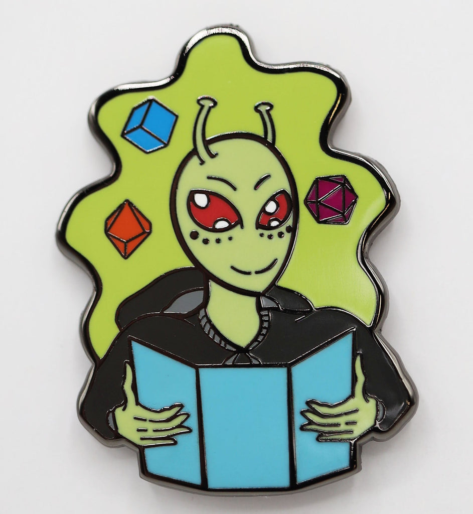 Dice 51 Pin: Alien DM Enamel Pin Foam Brain Games