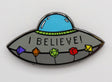 Dice 51 Pin: Dice UFO Enamel Pin Foam Brain Games