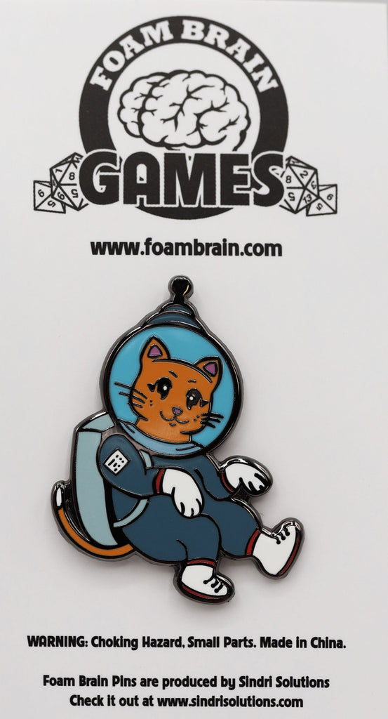 Dice 51 Pin: Pet-stronaut Enamel Pin Foam Brain Games