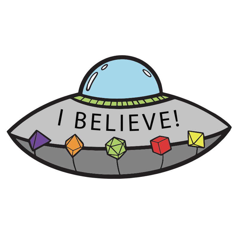 Dice 51 Pin: Dice UFO Enamel Pin Foam Brain Games