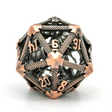 Hollow Dragon Keep D20 - Copper Metal Dice Foam Brain Games