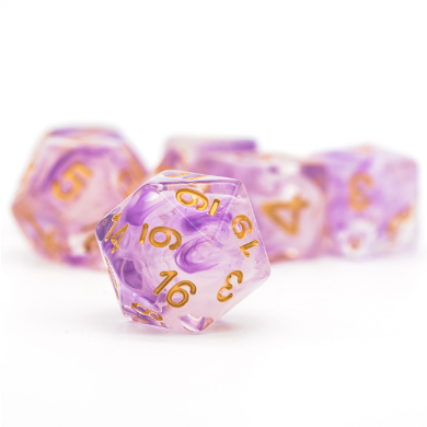 Evening Fog RPG Dice Set Plastic Dice Foam Brain Games