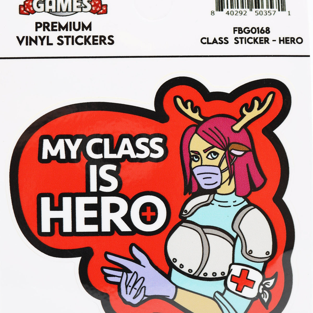 My Class Is Hero Sticker – Foam Brain Wholesale
