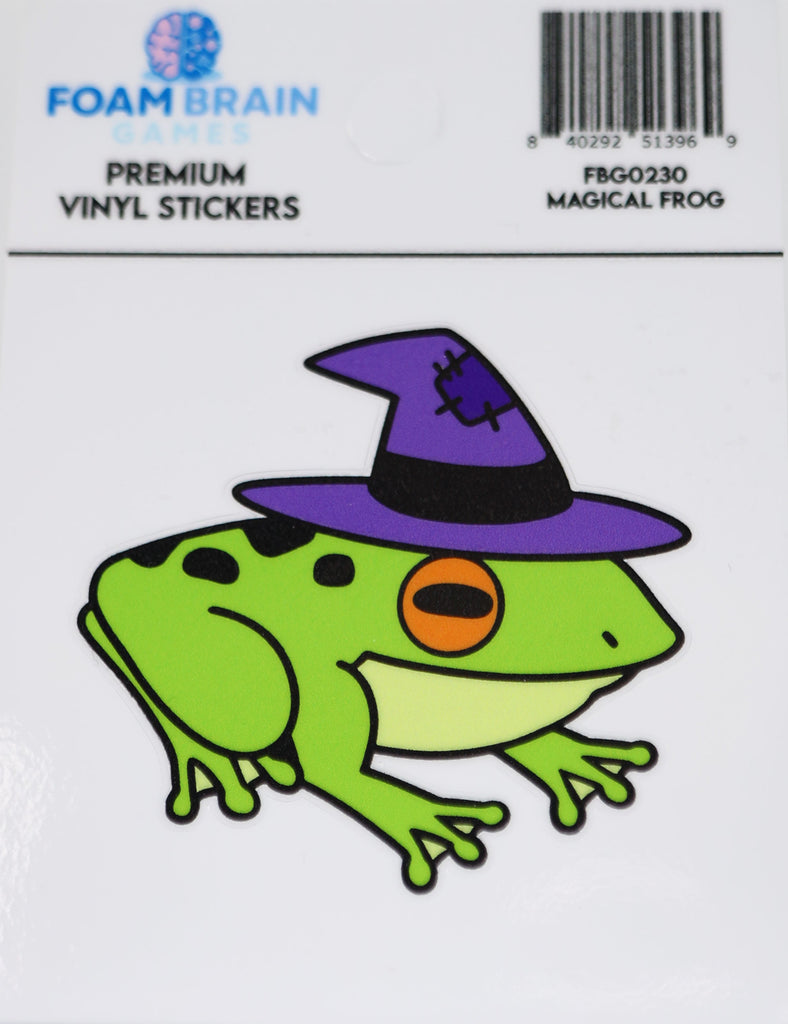 Magical Frog Sticker Stickers Foam Brain Games