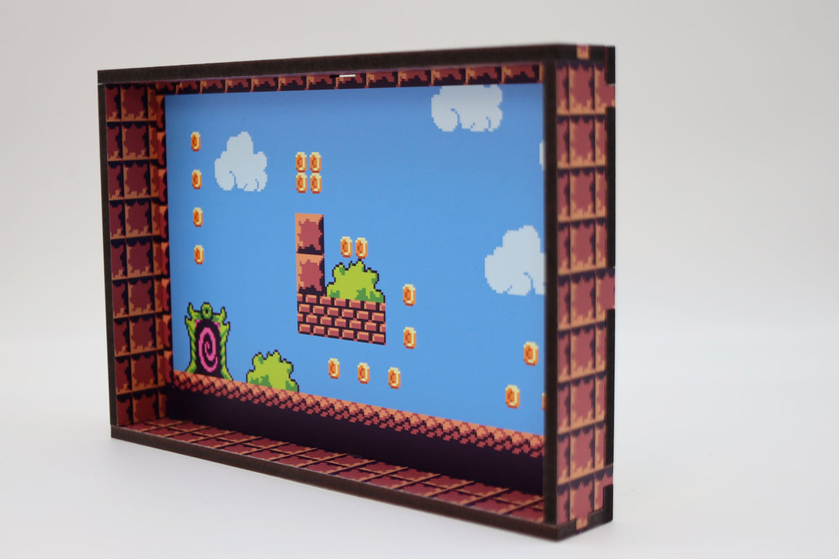 Chromatic Dice Tray - Pixel Platformer Dice Tray Foam Brain Games