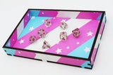 Chromatic Pride Dice Tray - Transgender Dice Tray Foam Brain Games