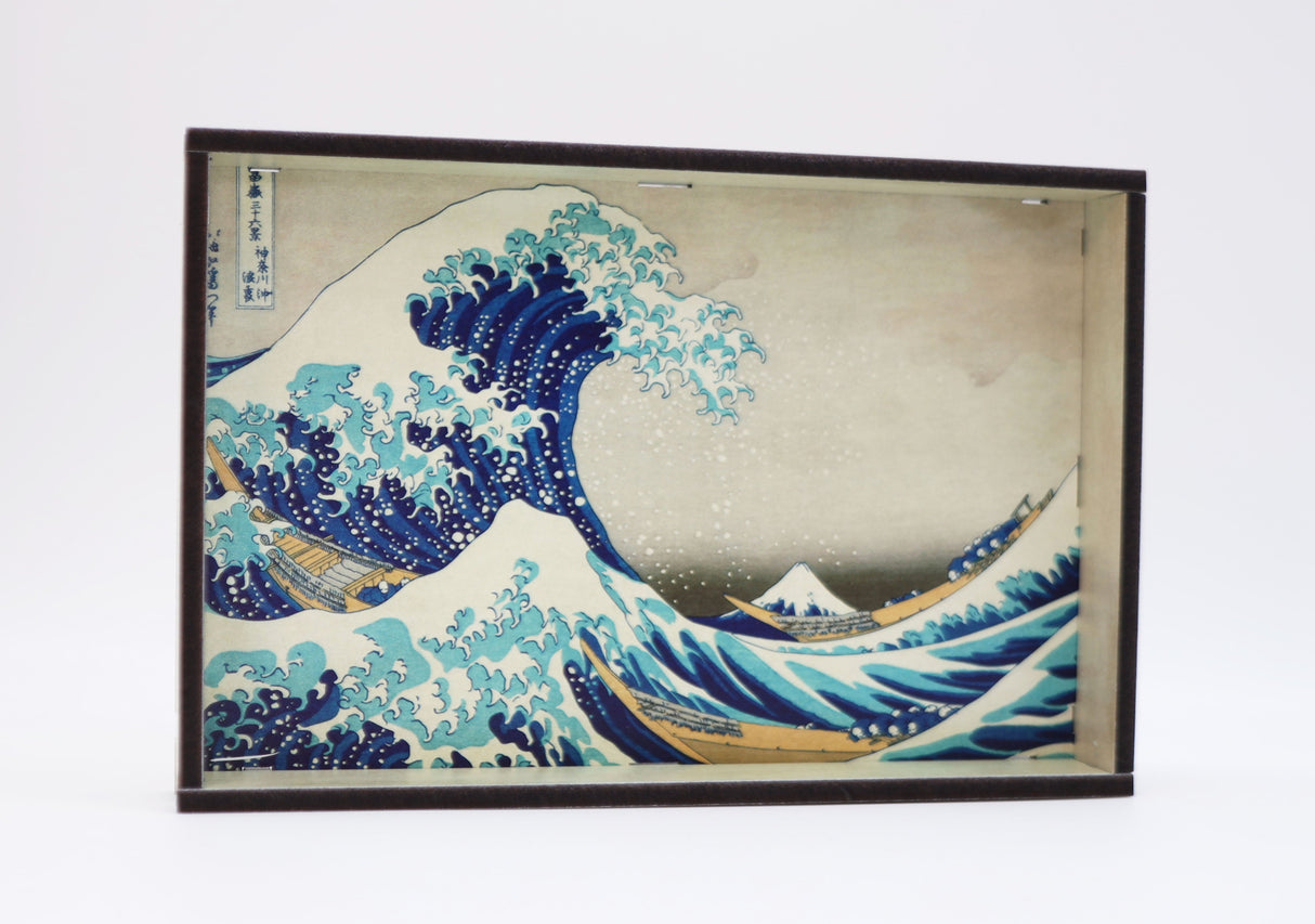 Chromatic Dice Tray - Great Wave off Kanagawa Foam Brain Games