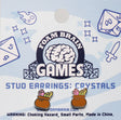 Stud Earrings: Crystals Jewelry Foam Brain Games