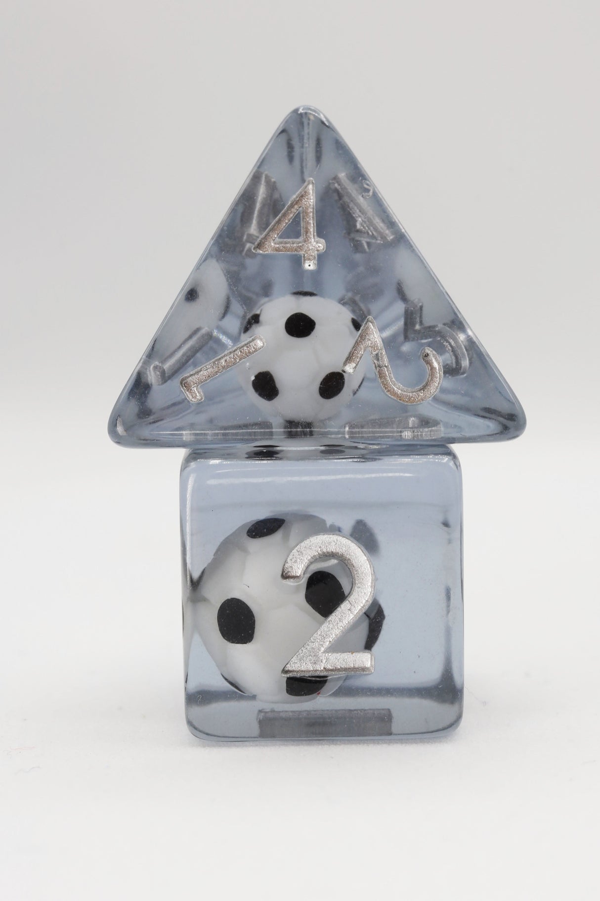 Soccer Ball RPG Dice Set Plastic Dice Foam Brain Games