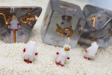 Astronaut RPG Dice Set Plastic Dice Foam Brain Games