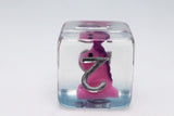 Pink T-Rex RPG Dice Set Plastic Dice Foam Brain Games