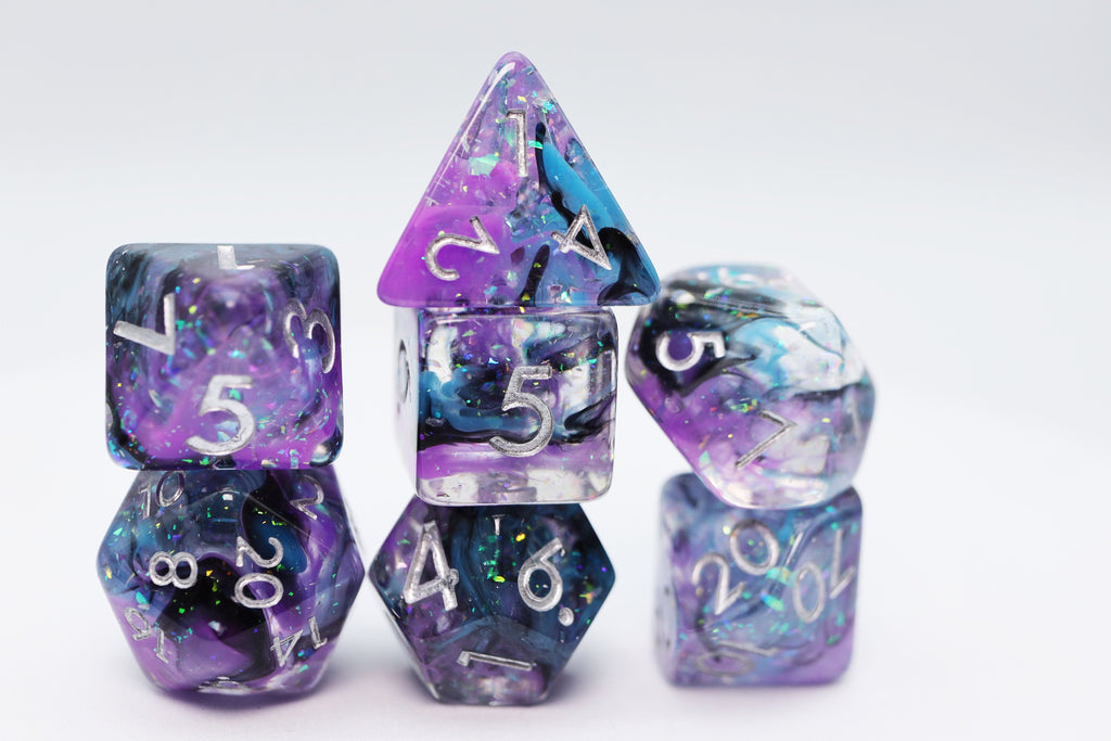 Eventide RPG Dice Set Plastic Dice Foam Brain Games