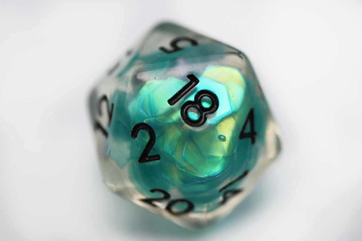 Siren Sparkle RPG Dice Set Plastic Dice Foam Brain Games