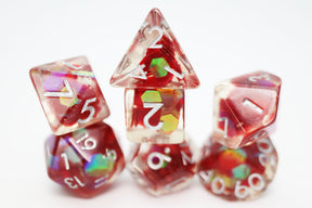 Rusalka Radiance RPG Dice Set Plastic Dice Foam Brain Games