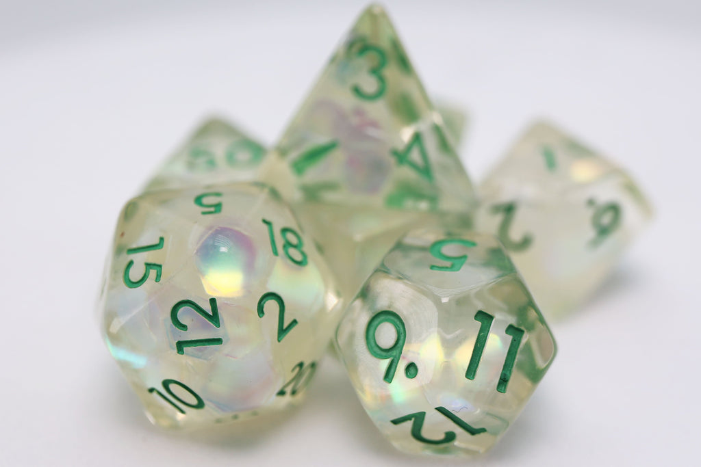 Evergreen RPG Dice Set Plastic Dice Foam Brain Games