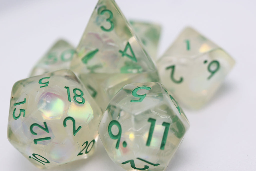 Evergreen RPG Dice Set Plastic Dice Foam Brain Games