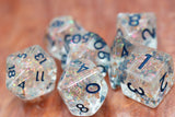 Frozen In Time RPG Dice Set Plastic Dice Foam Brain Games