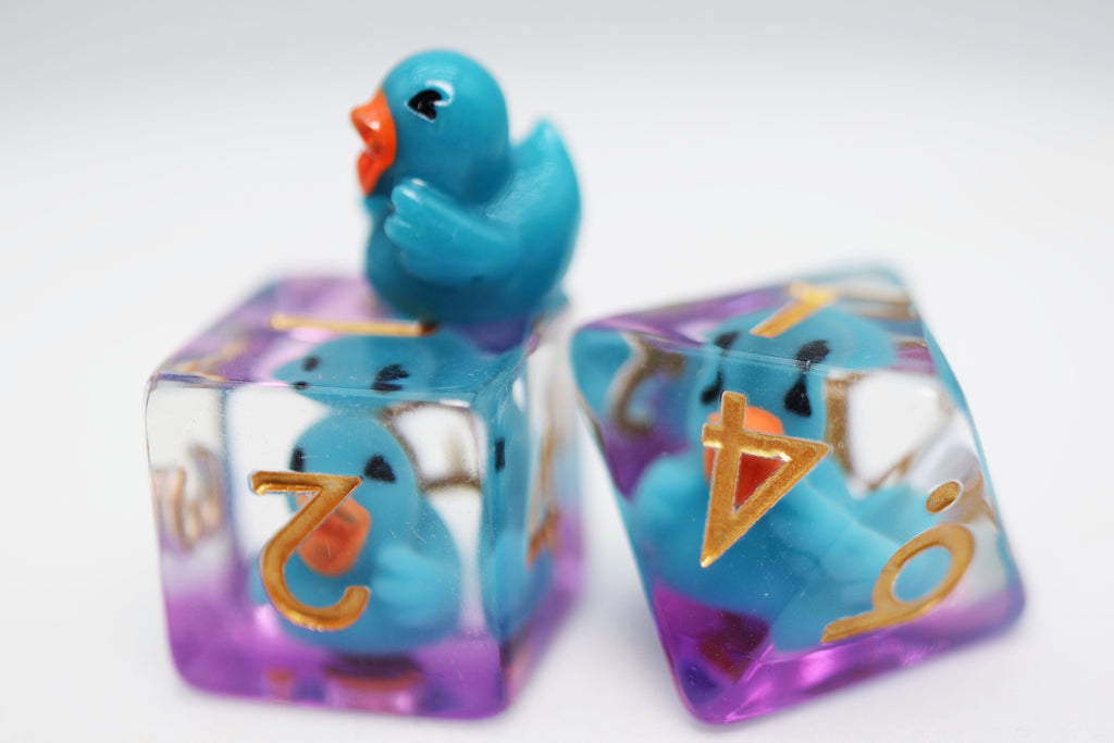 Duck on the Pond RPG Dice Set Plastic Dice Foam Brain Games