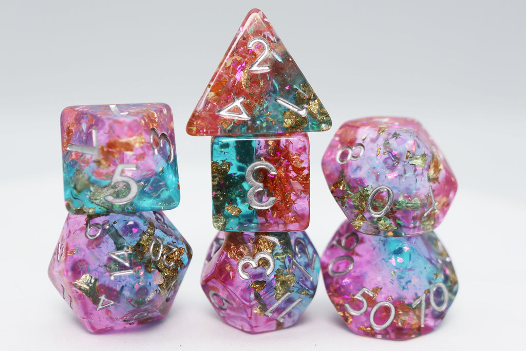 Scry Pool RPG Dice Set Plastic Dice Foam Brain Games