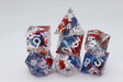 Sharp Edge Resin RPG Dice Set - Blooming Tempest Plastic Dice Foam Brain Games