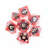 Sharp Edge Moving Eye RPG Dice Set - Cerberus' Watch Plastic Dice Foam Brain Games