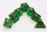 Mossy Mound RPG Dice Set Plastic Dice Foam Brain Games