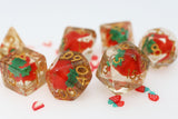 Wild Strawberries RPG Dice Set Plastic Dice Foam Brain Games