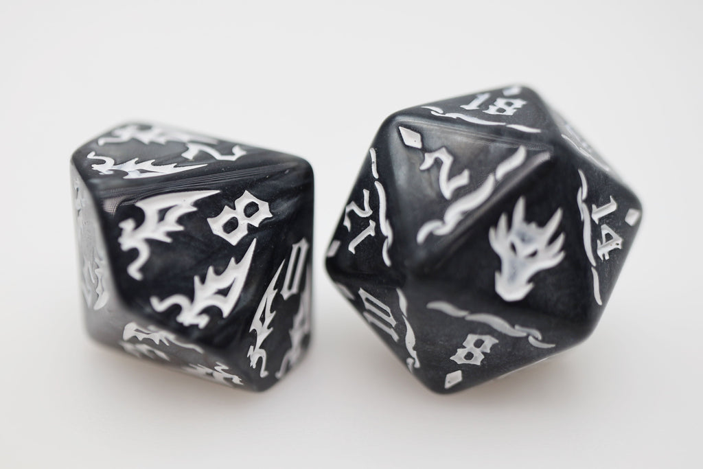 Drake's Flight: Nightmare RPG Dice Set Plastic Dice Foam Brain Games