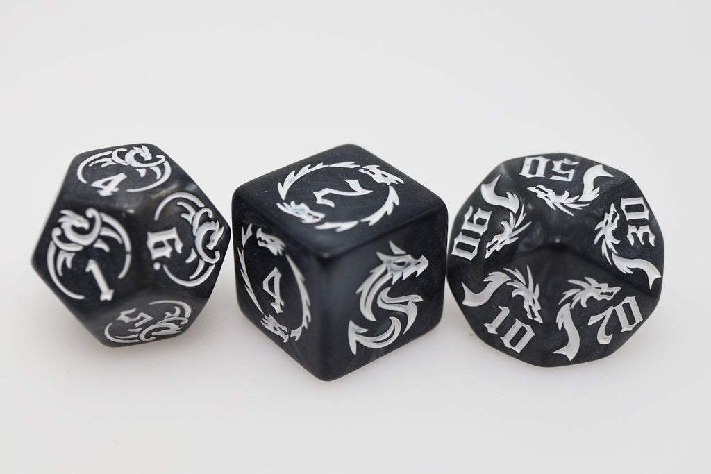 Drake's Flight: Nightmare RPG Dice Set Plastic Dice Foam Brain Games