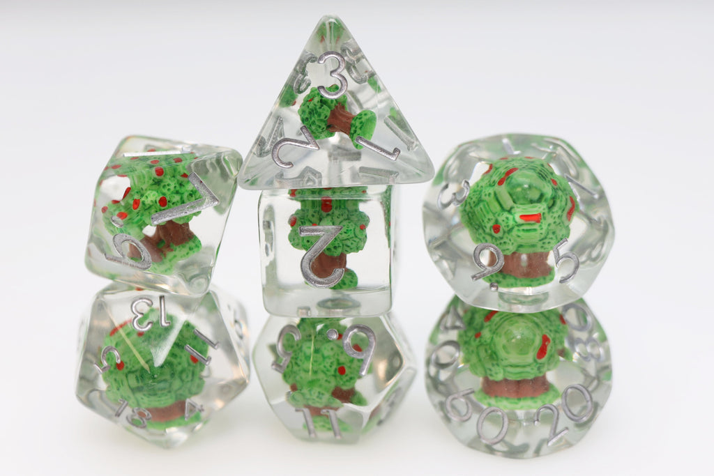 Apple Orchard RPG Dice Set Plastic Dice Foam Brain Games