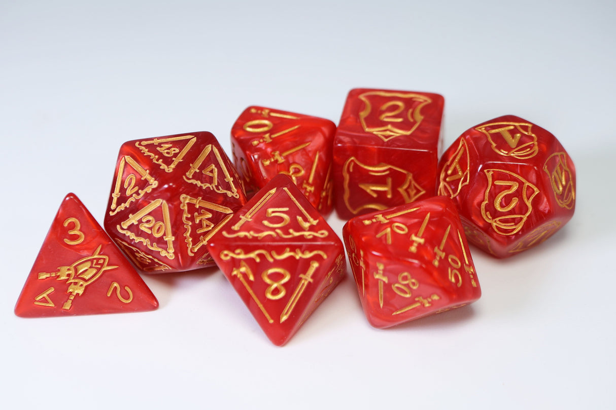Queen's Armory: Infernal - 25mm RPG Dice Set Plastic Dice Foam Brain Games