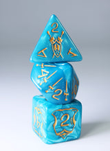 Queen's Armory: Aquatic - 25mm RPG Dice Set Plastic Dice Foam Brain Games