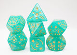 Shooting Stars: Magnesium RPG Dice Set Plastic Dice Foam Brain Games