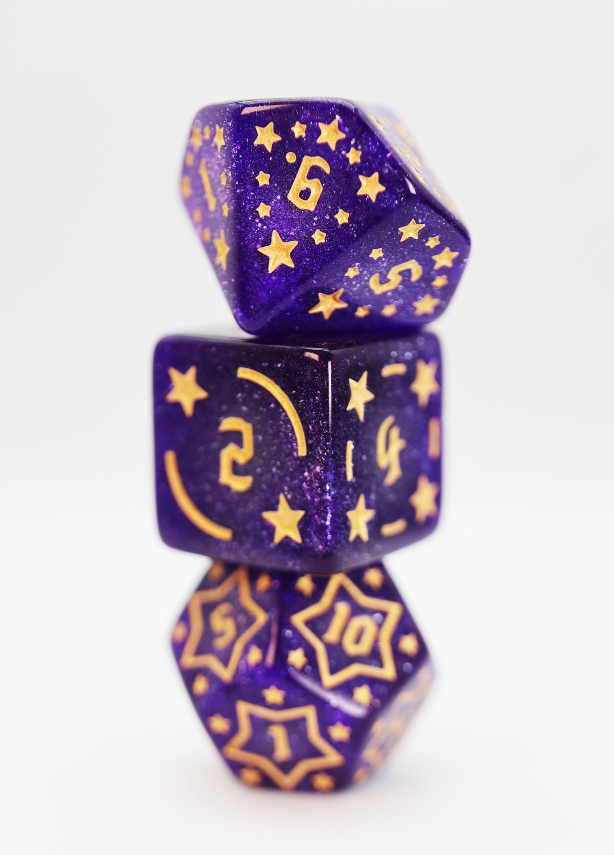 Shooting Stars: Xenon RPG Dice Set Plastic Dice Foam Brain Games