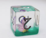 Enchanting Unicorn RPG Dice Set Plastic Dice Foam Brain Games