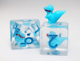 Baby Velociraptor RPG Dice Set Plastic Dice Foam Brain Games