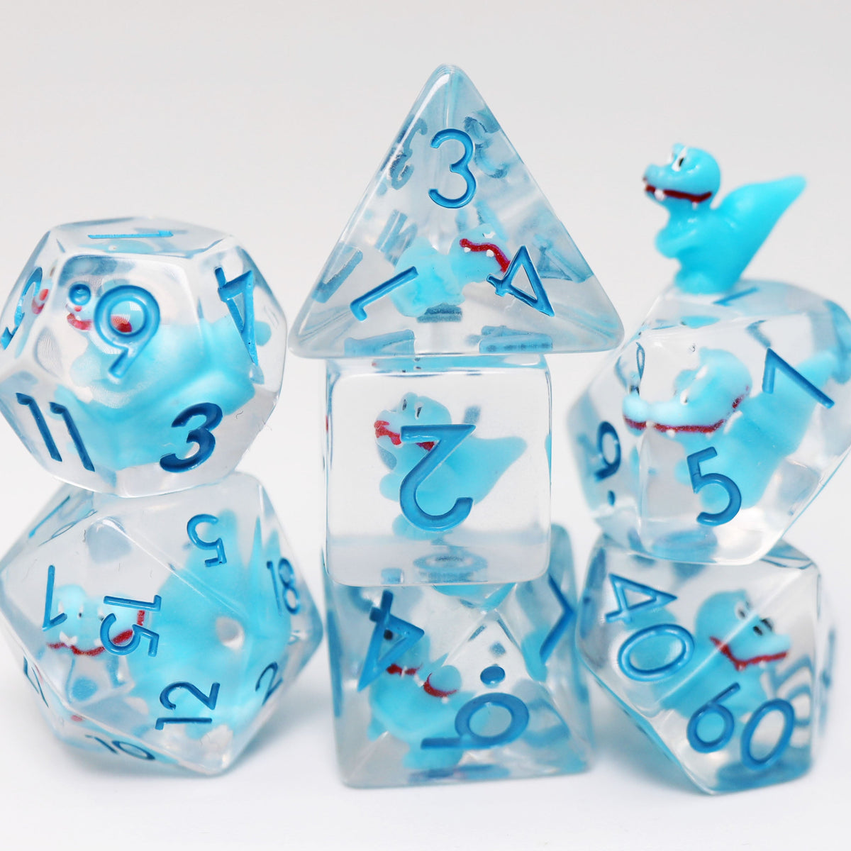 Baby Velociraptor RPG Dice Set – Foam Brain Wholesale