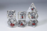 Distinguished Gentleman Teddy RPG Dice Set Plastic Dice Foam Brain Games