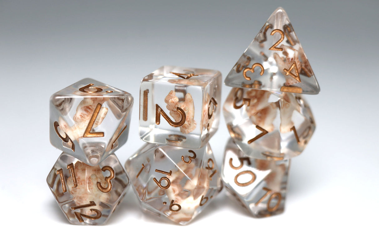 Give Me a Hand RPG Dice Set Plastic Dice Foam Brain Games