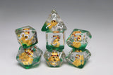 Baby Raccoon RPG Dice Set Plastic Dice Foam Brain Games