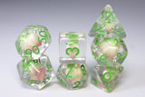 Perfect Peaches RPG Dice Set Plastic Dice Foam Brain Games