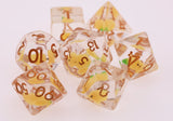 Juicy Mango RPG Dice Set Plastic Dice Foam Brain Games