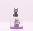 Cozy Cat RPG Dice Set Plastic Dice Foam Brain Games