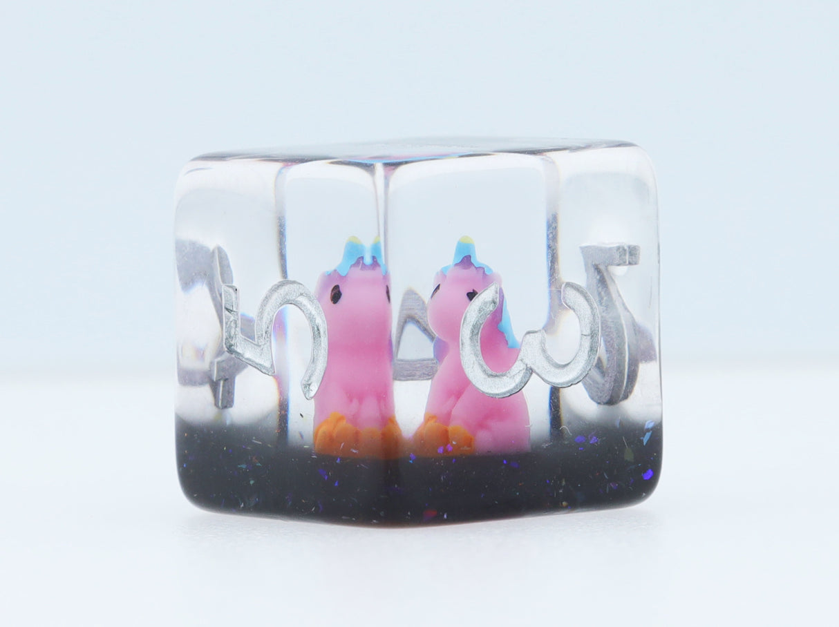 Unicorn Party RPG Dice Set Plastic Dice Foam Brain Games