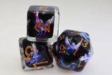 Dark Pegasus RPG Dice Set Plastic Dice Foam Brain Games